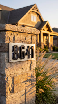 Illuminated Backlit House Numbers – Weather-Resistant LED Address Signs