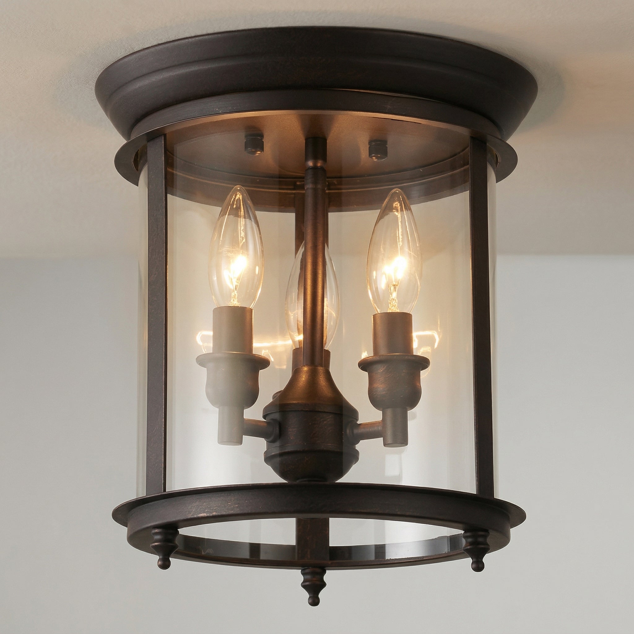 Desire 3 Light Bronze Flush Mount
