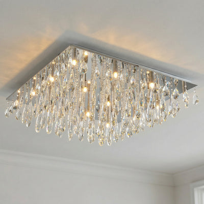 Bianca 20 Light Chrome Flush Mount