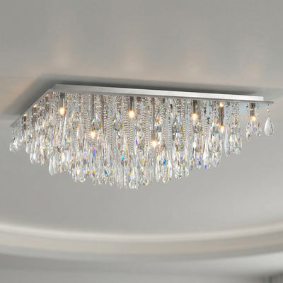 Bianca 20 Light Chrome Flush Mount