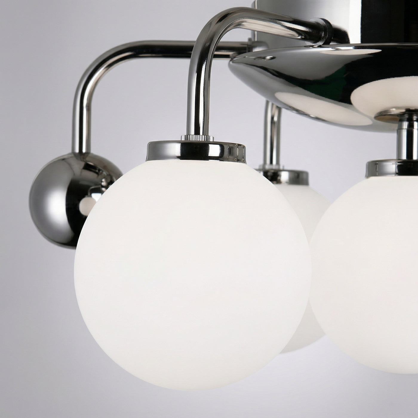 Element 4 Light Nickel Flush Mount