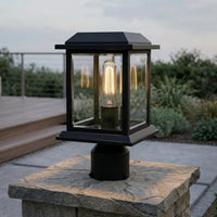 Blackbridge 1 Light Black Outdoor Lantern Head