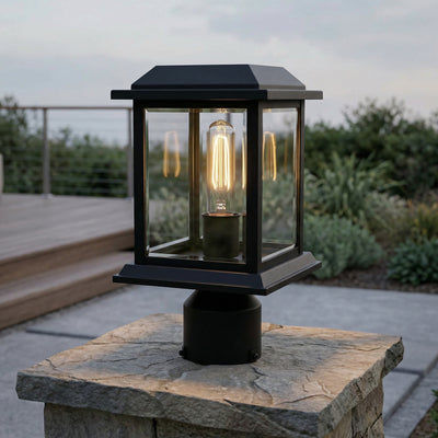 Blackbridge 1 Light Black Outdoor Lantern Head
