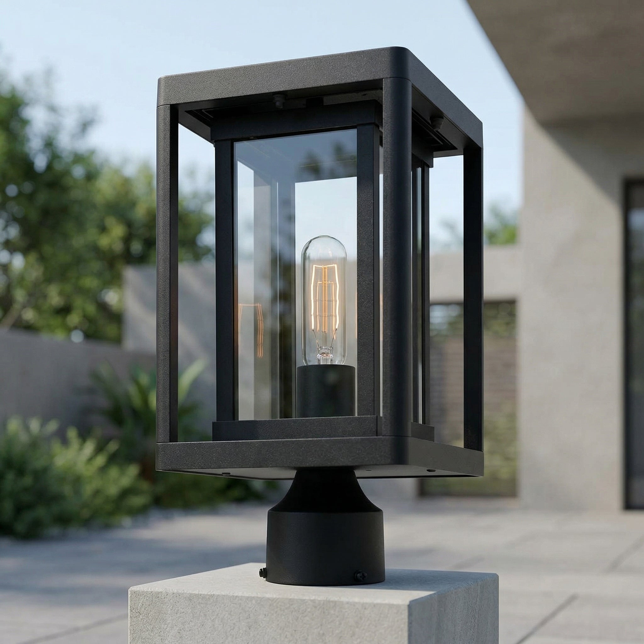 Mulvane 1 Light Black Outdoor Lantern Head