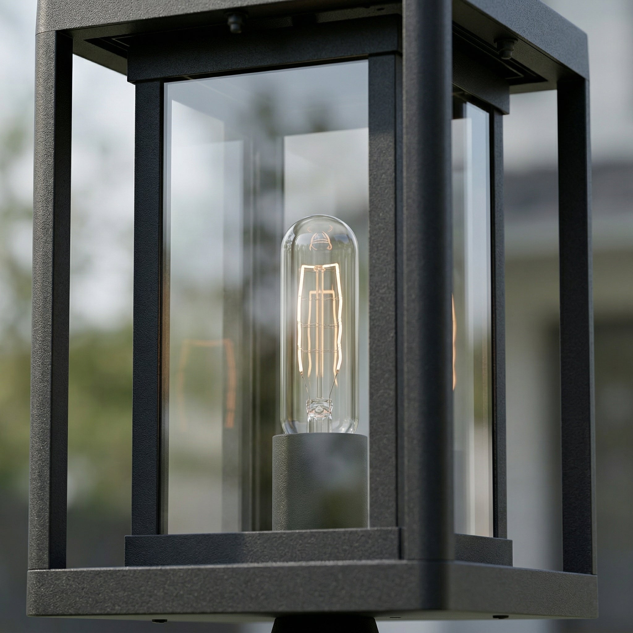 Mulvane 1 Light Black Outdoor Lantern Head