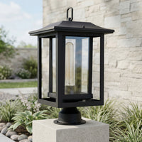 Winfield 1 Light Black Outdoor Lantern Head