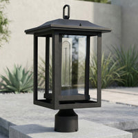 Winfield 1 Light Black Outdoor Lantern Head