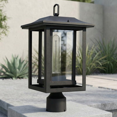 Winfield 1 Light Black Outdoor Lantern Head