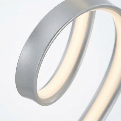 Amsterdam LED Floor Lamp Silver 63 Inch – Dimmable