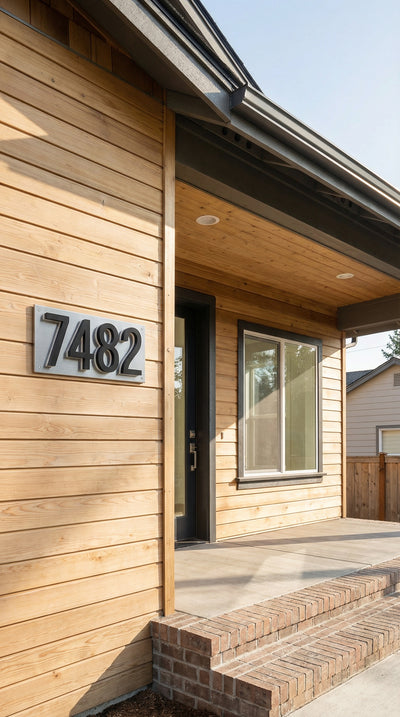 Illuminated Backlit House Numbers – Weather-Resistant LED Address Signs