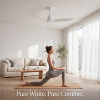 Viceroy 52 Inch White Fan with Remote