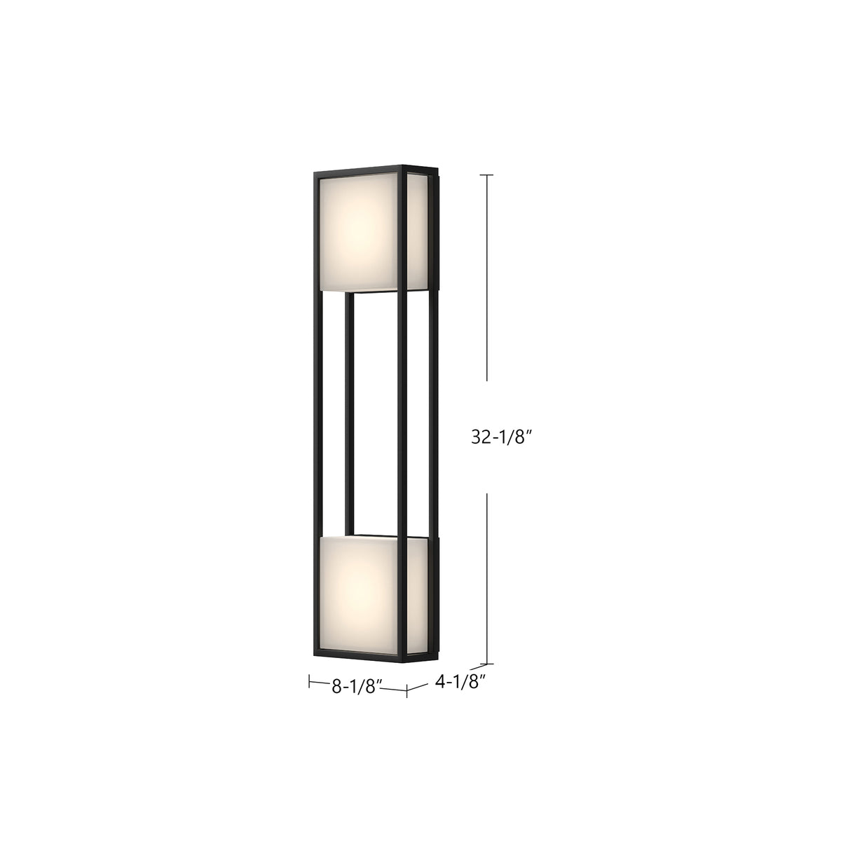 Vail 32-in Aluminum Outdoor Wall Sconce