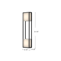 Vail 32-in Aluminum Outdoor Wall Sconce
