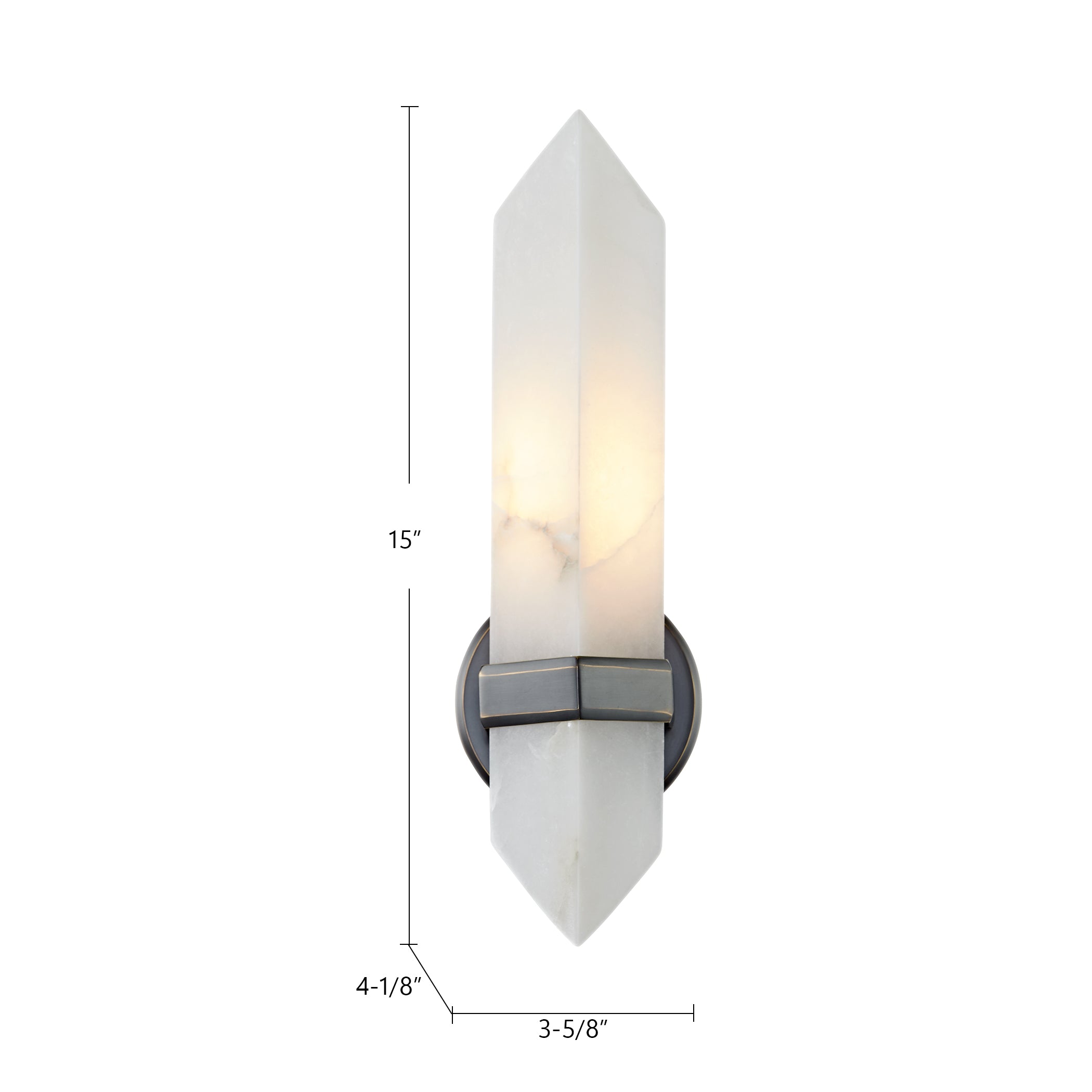 Valencia 5-in Steel Vanity Light