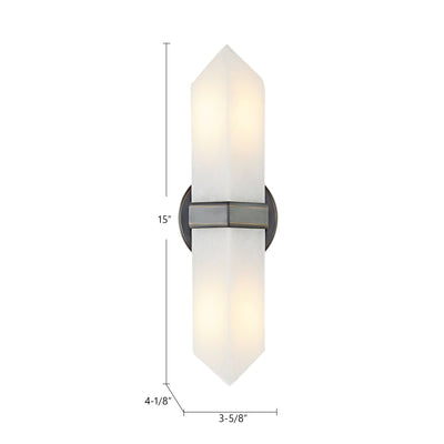 Valencia 15-in Steel Vanity Light