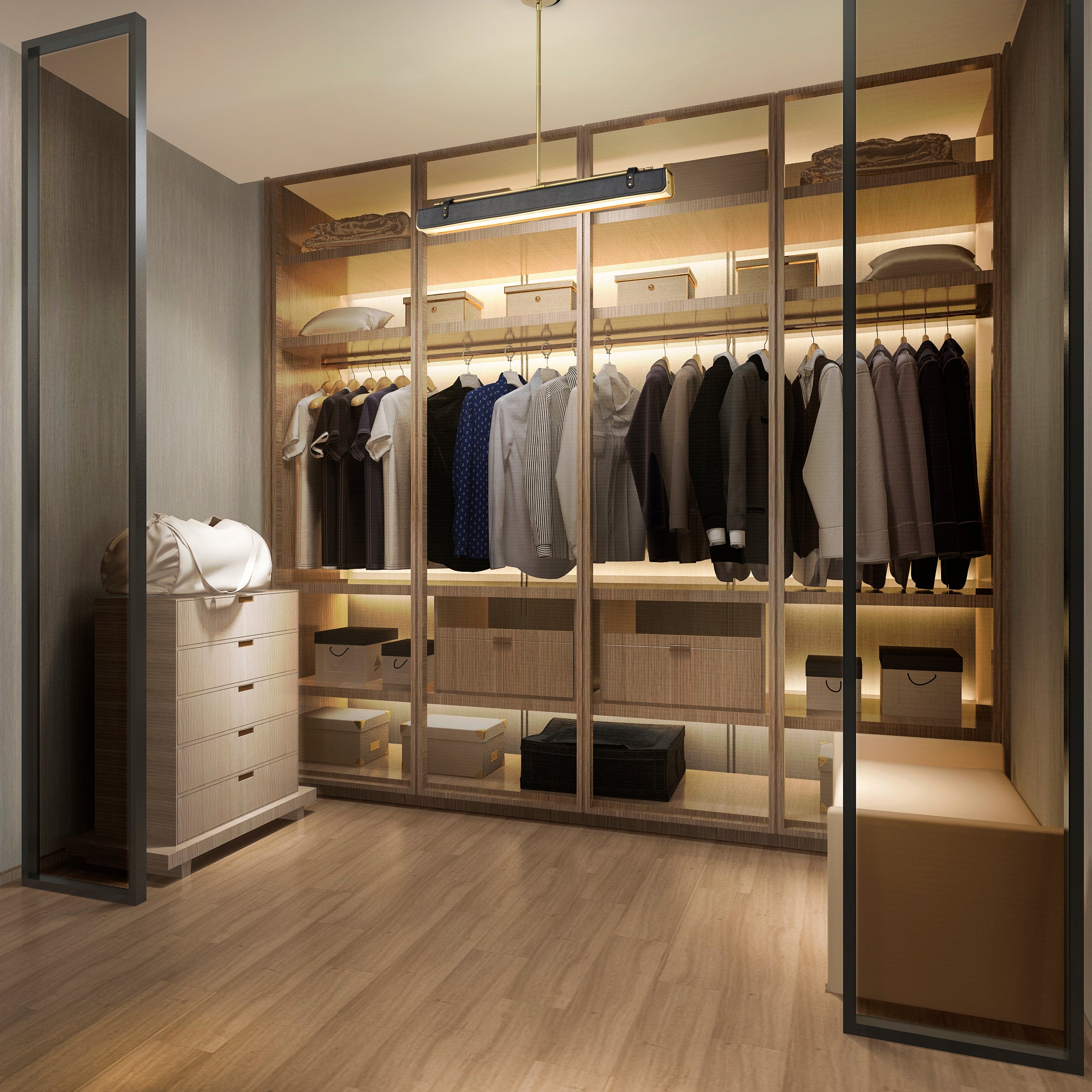 Valise 31-in Steel Pendant