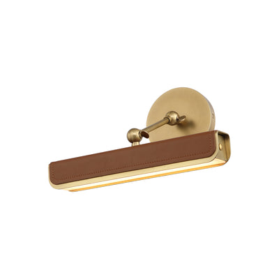 Valise Picture 12-in Steel Brass Leather Picture Light