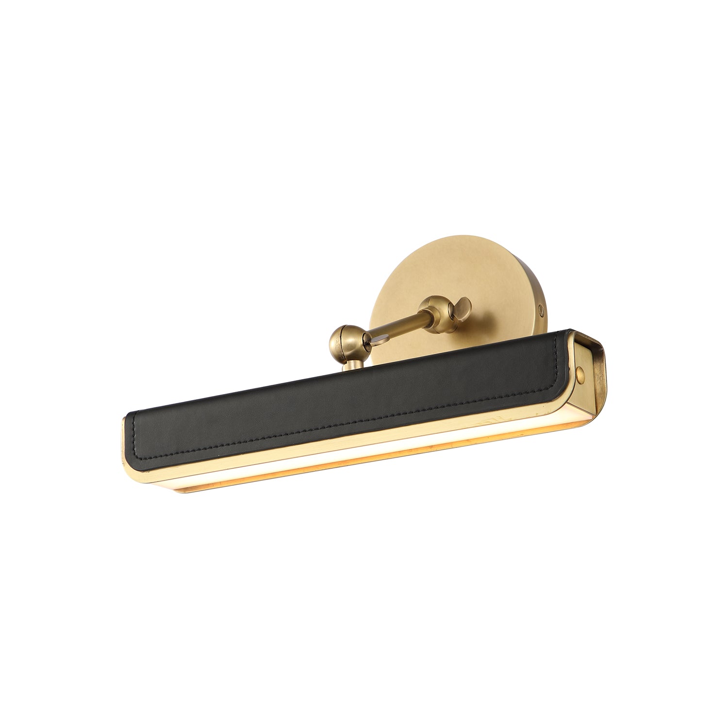 Valise Picture 12-in Steel Brass Leather Picture Light