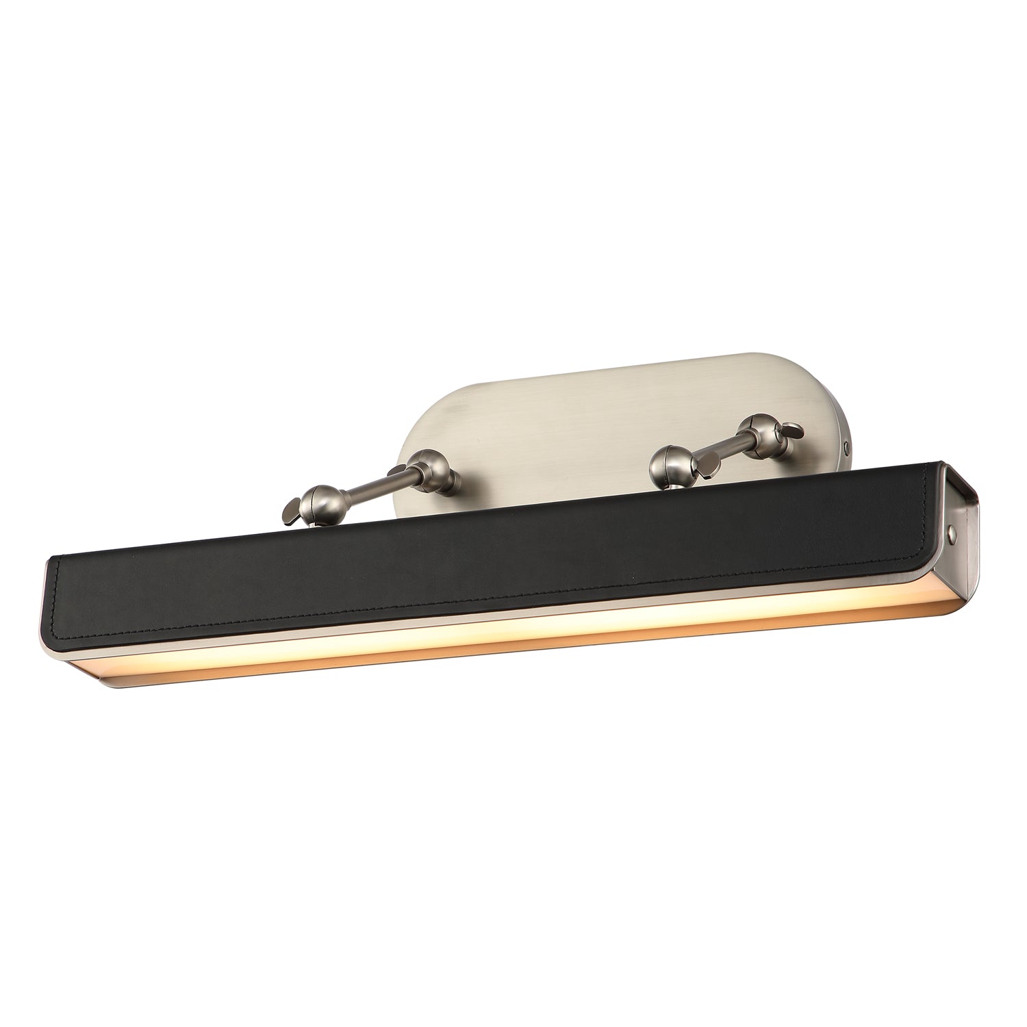 Valise Picture 20-in Steel Brass Leather Picture Light