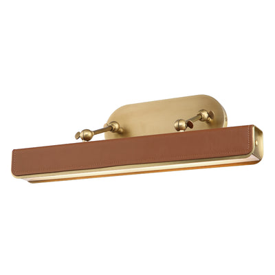 Valise Picture 20-in Steel Brass Leather Picture Light