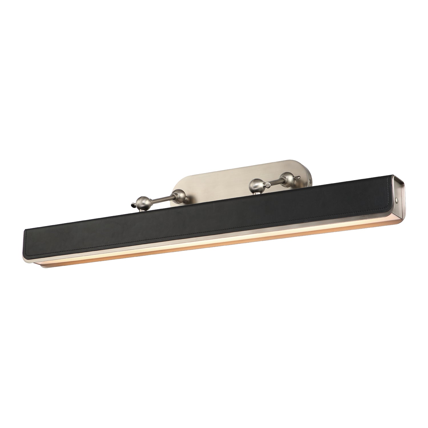 Valise Picture 32-in Steel Brass Leather Picture Light