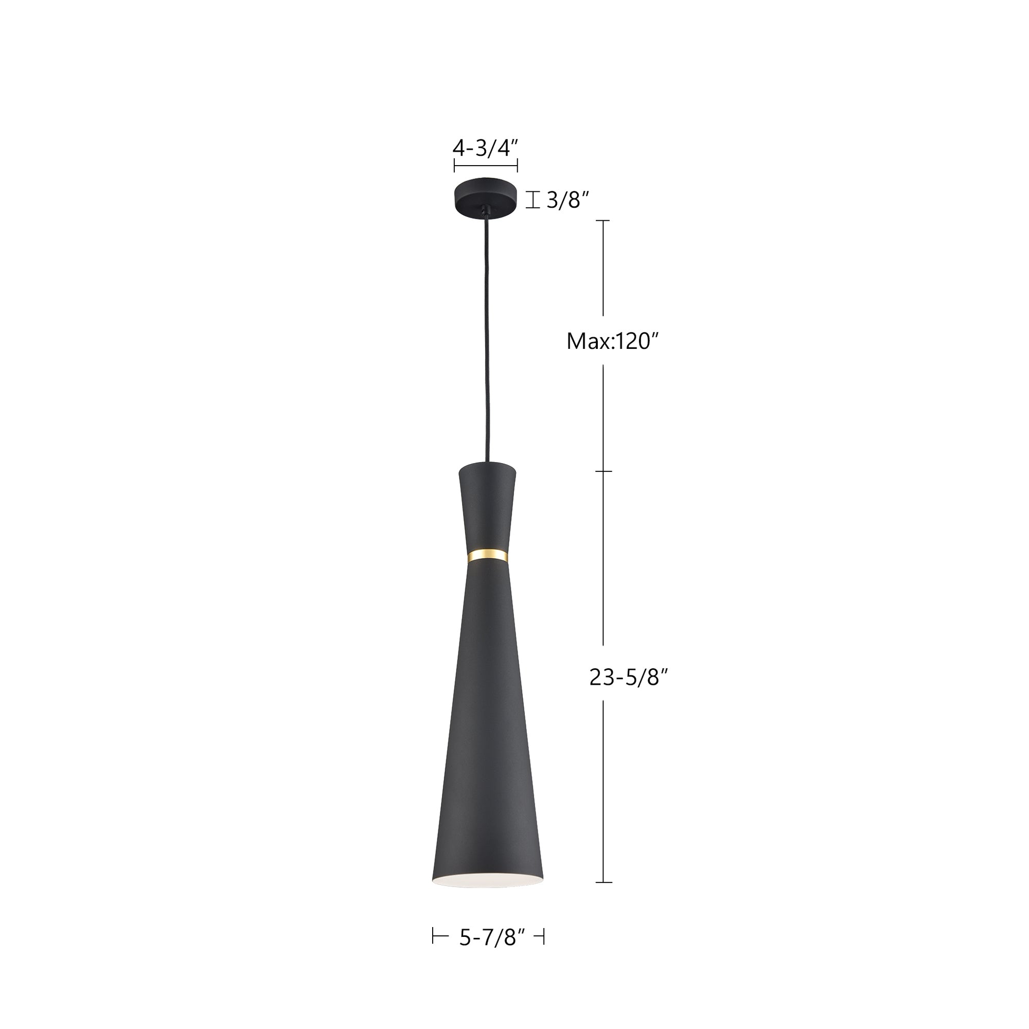 Vanderbilt 6-in Aluminum Pendant