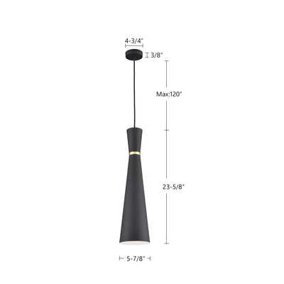 Vanderbilt 6-in Aluminum Pendant