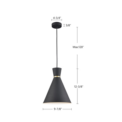Vanderbilt 10-in Aluminum Pendant