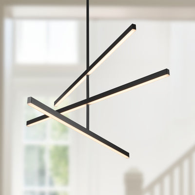 Vega 45-in Aluminum Chandelier