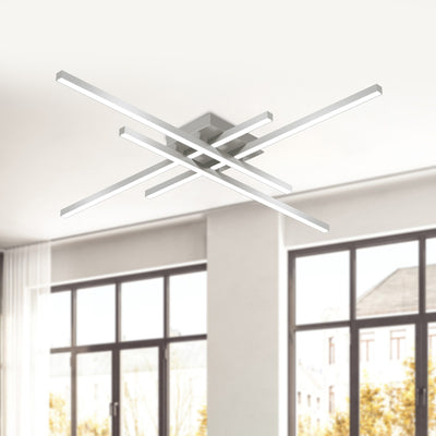 Vega Minor 32-in Aluminum Flush Mount