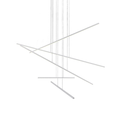 Vega Minor 5 Head Aluminum Multi Pendant