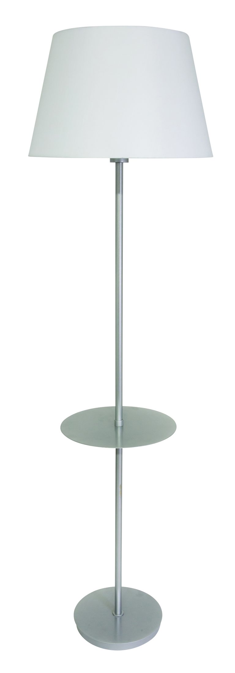 60.75-inch Vernon Platinum Gray Floor Lamp
