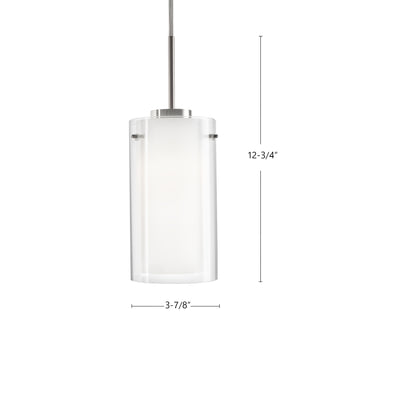 Verona 12-in Steel Pendant
