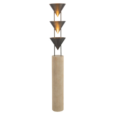 Versus 67-in Brass Floor Lamp