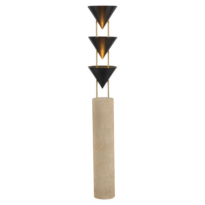 Versus 67-in Brass Floor Lamp