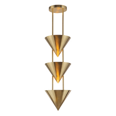 Versus 28-in Brass Pendant