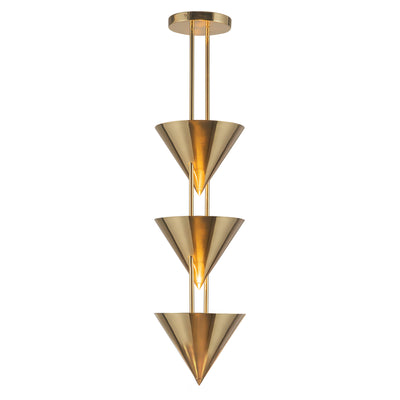 Versus 28-in Brass Pendant