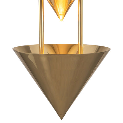 Versus 28-in Brass Pendant
