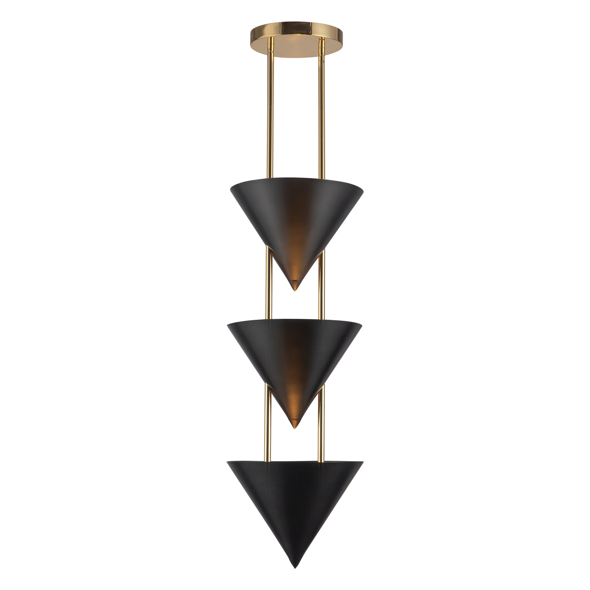 Versus 28-in Brass Pendant