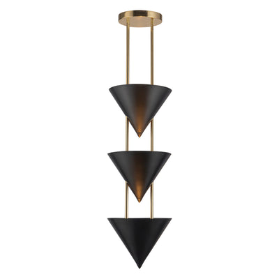 Versus 28-in Brass Pendant