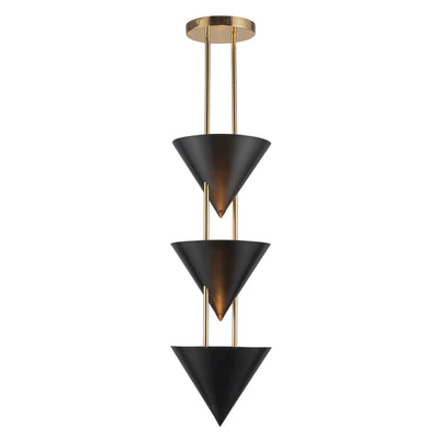Versus 28-in Brass Pendant