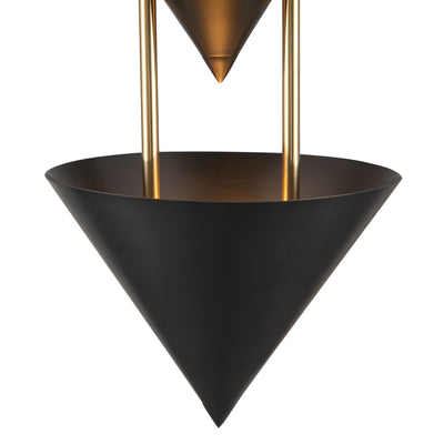 Versus 28-in Brass Pendant