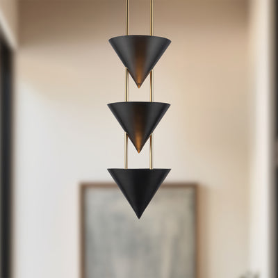 Versus 28-in Brass Pendant