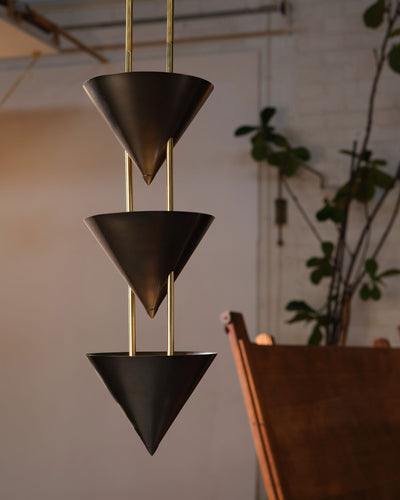 Versus 28-in Brass Pendant