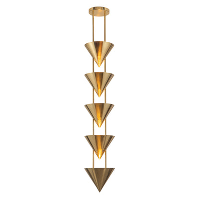Versus 48-in Brass Pendant