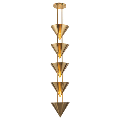 Versus 48-in Brass Pendant