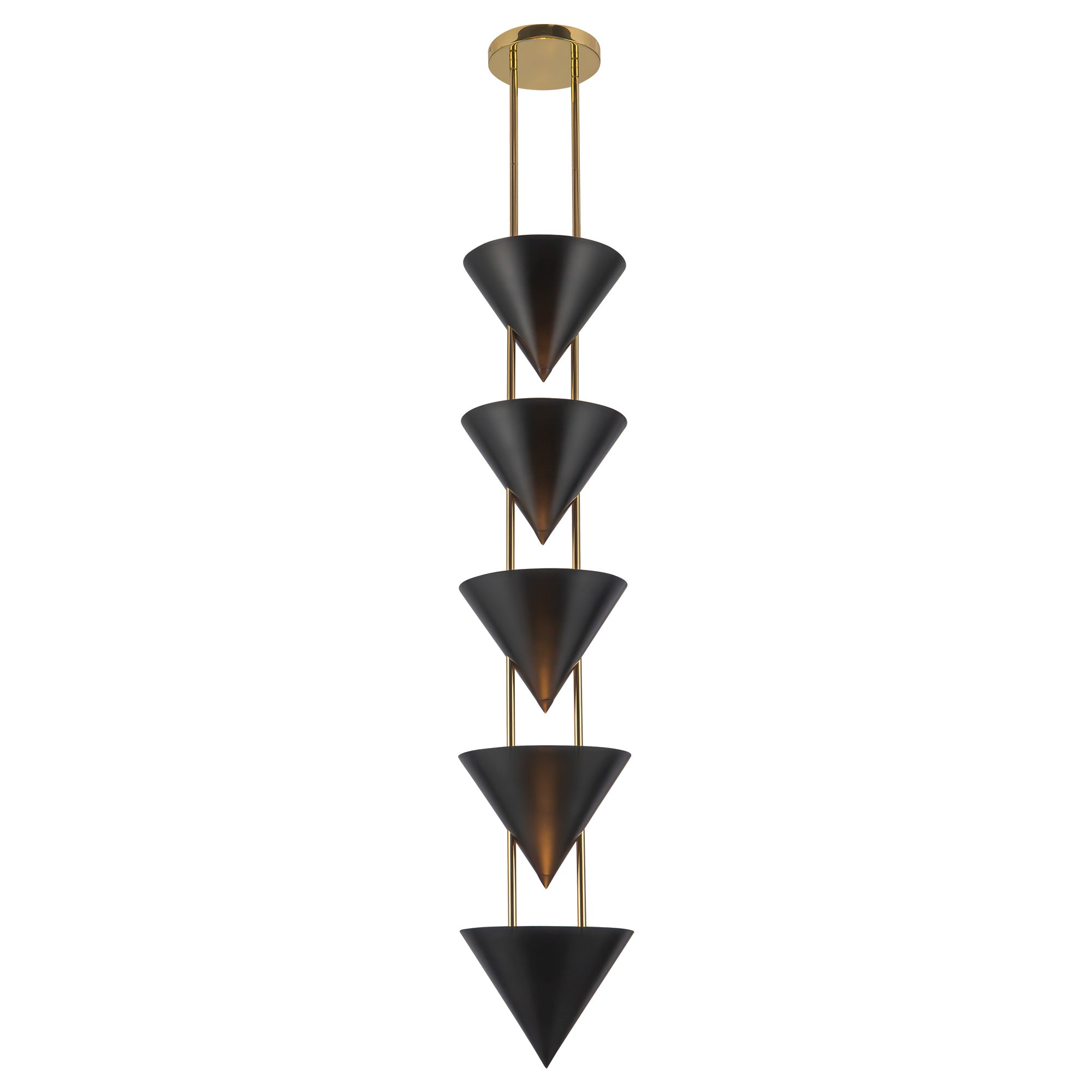 Versus 48-in Brass Pendant