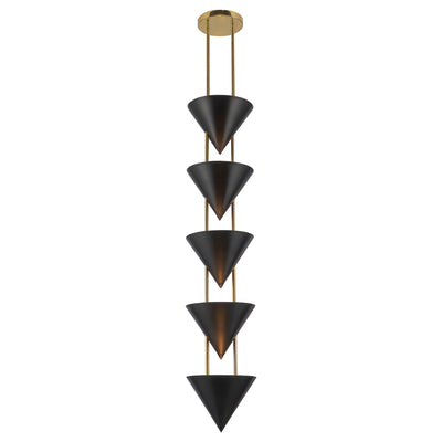 Versus 48-in Brass Pendant