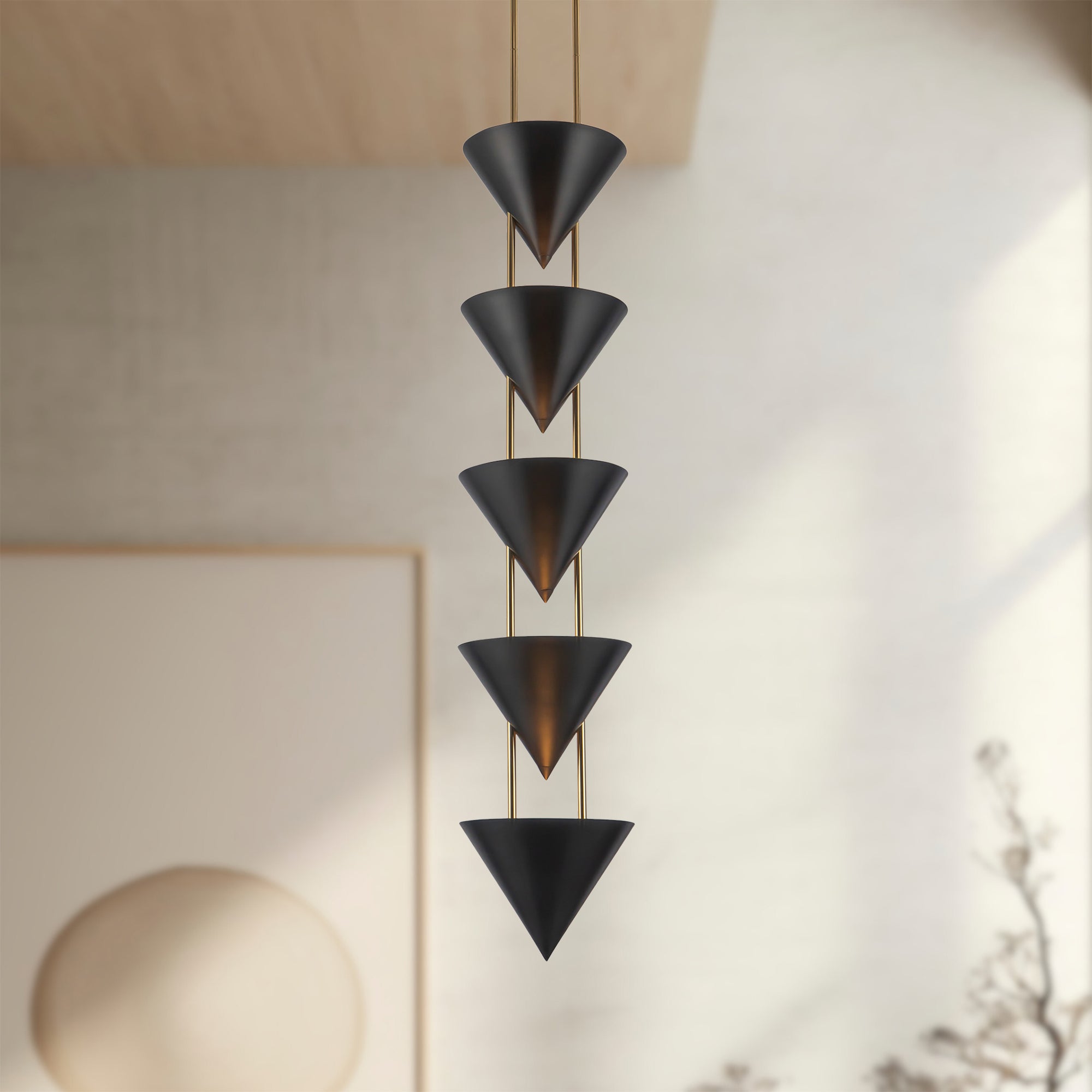 Versus 48-in Brass Pendant
