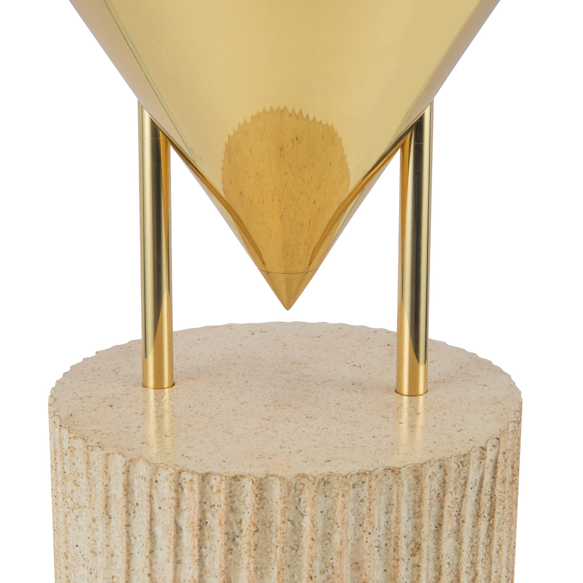 Versus 15-in Brass Table Lamp
